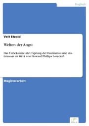 Cover von Welten der Angst