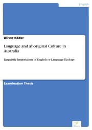 Cover von Language and Aboriginal Culture in Australia
