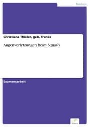 Cover von Augenverletzungen beim Squash