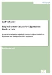 Cover von Englischunterricht an der Allgemeinen Förderschule