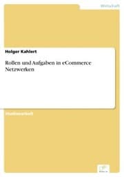 Cover von Rollen und Aufgaben in eCommerce Netzwerken
