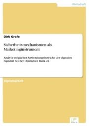 Cover von Sicherheitsmechanismen als Marketinginstrument