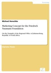 Cover von Marketing Concept for the Friedrich Naumann Foundation