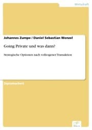 Cover von Going Private und was dann?