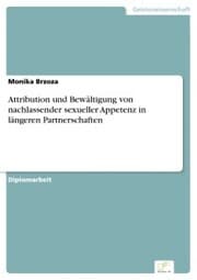 Cover von Attribution und Bewältigung von nachlassender sexueller Appetenz in längeren Partnerschaften