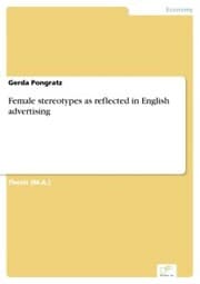 Cover von Female stereotypes as reflected in English advertising