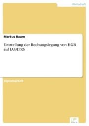 Cover von Umstellung der Rechungslegung von HGB auf IAS/IFRS