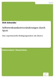 Cover von Selbstwirksamkeitsveränderungen durch Sport