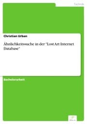 Cover von Ähnlichkeitssuche in der 'Lost Art Internet Database'