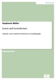 Cover von Lesen und Lesenlernen