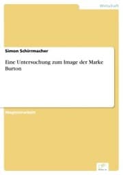 Cover von Eine Untersuchung zum Image der Marke Burton
