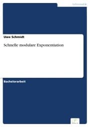 Cover von Schnelle modulare Exponentiation