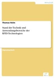 Cover von Stand der Technik und Anwendungsbereiche der RFID-Technologien