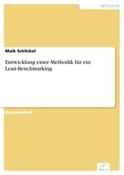 Cover von Entwicklung einer Methodik für ein Lean-Benchmarking
