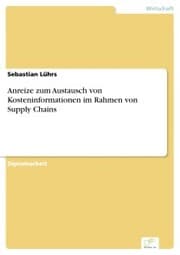 Cover von Anreize zum Austausch von Kosteninformationen im Rahmen von Supply Chains
