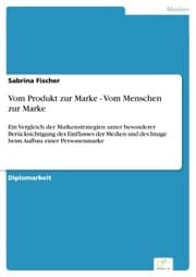 Cover von Vom Produkt zur Marke - Vom Menschen zur Marke