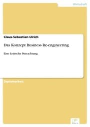 Cover von Das Konzept Business Re-engineering
