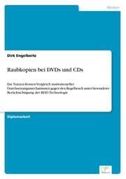 Cover von Raubkopien bei DVDs und CDs