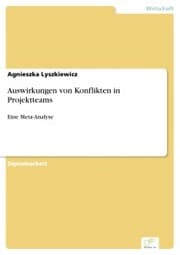 Cover von Auswirkungen von Konflikten in Projektteams