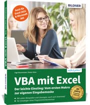 Cover von VBA mit Excel - Der leichte Einstieg: Vom ersten Makro zur eigenen Eingabemaske - Für Excel 2010 bis 2021,365