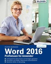 Cover von Word 2016 - Profiwissen für Anwender