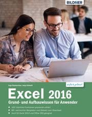 Cover von Excel 2016 Grund- und Aufbauwissen für Anwender:
