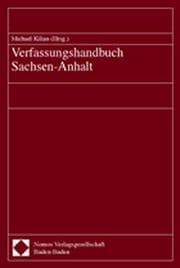 Cover von Verfassungshandbuch Sachsen-Anhalt