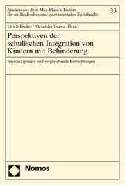 Cover von Perspektiven der schulischen Integration von Kindern mit Behinderung