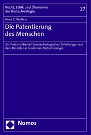 Cover von Die Patentierung des Menschen