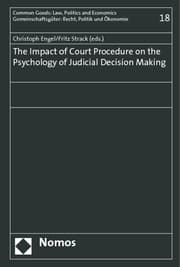 Cover von The Impact of Court Procedure on the Psychology of Judicial Decision Making