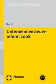 Cover von Unternehmensteuerreform 2008