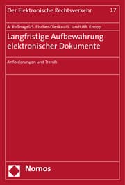 Cover von Langfristige Aufbewahrung elektronischer Dokumente