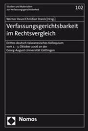 Cover von Verfassungsgerichtsbarkeit im Rechtsvergleich