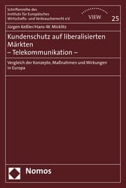 Cover von Kundenschutz auf liberalisierten Märkten - Telekommunikation -