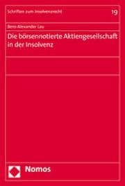 Cover von Die börsennotierte Aktiengesellschaft in der Insolvenz
