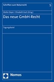 Cover von Das neue GmbH-Recht