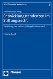 Cover von Entwicklungstendenzen im Stiftungsrecht