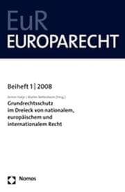 Cover von Grundrechtsschutz im Dreieck von nationalem, europäischem und internationalem Recht