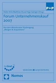 Cover von Forum Unternehmenskauf 2007