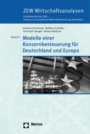 Cover von Modelle einer Konzernbesteuerung für Deutschland und Europa