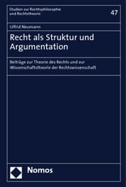 Cover von Recht als Struktur und Argumentation