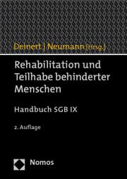 Cover von Rehabilitation und Teilhabe behinderter Menschen