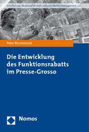 Cover von Die Entwicklung des Funktionsrabatts im Presse-Grosso