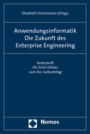 Cover von Anwendungsinformatik.Die Zukunft des Enterprise Engineering