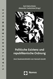 Cover von Politische Existenz und republikanische Ordnung