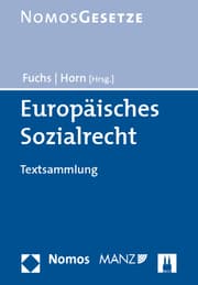 Cover von Europäisches Sozialrecht