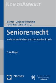 Cover von Seniorenrecht in der anwaltlichen und notariellen Praxis