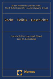 Cover von Recht - Politik - Geschichte