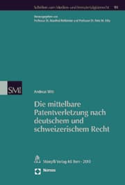 Cover von Die mittelbare Patentverletzung nach deutschem und schweizerischem Recht