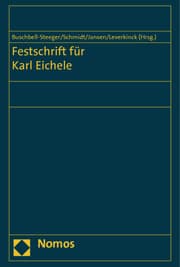 Cover von Festschrift für Karl Eichele